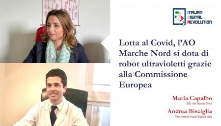 Ngalawan Covid, Rumah Sakit Marche Nord ngalengkepan dirina nganggo robot ultraviolet berkat Komisi Éropa