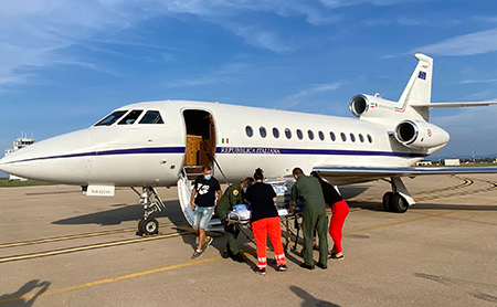 Aeronautica Militare, Soccorso Aereo : en Sardaigne concluso volo salvavita per neonato