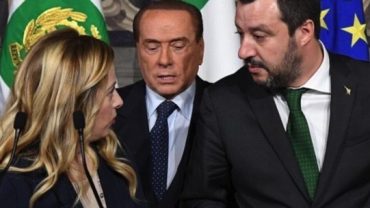 Salvini, Melonen, Berlusconi