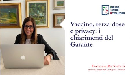 Vaccino, terza dose e privacy: i chiarimenti del Garante