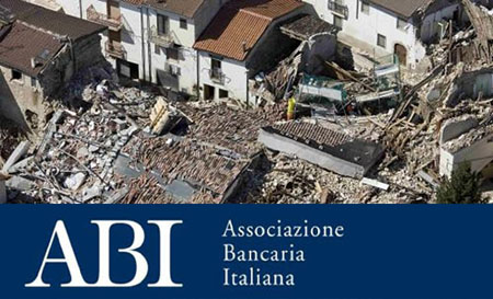 Abi. Stop alla riscossione dei mutui erogati per gli immobili non agibili dopo il sisma del 2016
