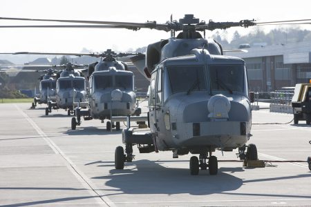ليوناردو: برنامج الدعم والتدريب الجديد لأسطول طائرات الهليكوبتر AW159 Wildcat في المملكة المتحدة جار