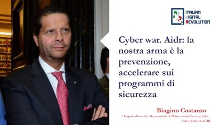 Cyber war. Aidr: la nostra arma è la prevenzione, accelerare sui programmi di sicurezza