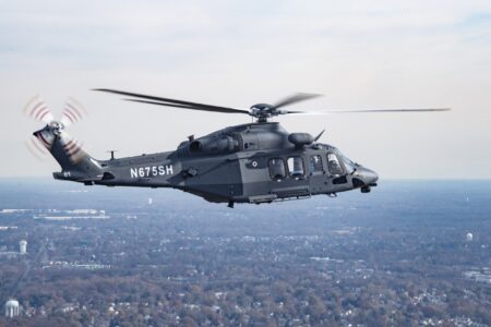 Leonardo e Boeing consegnano i primi quattro elicotteri MH-139A alla U.S. Air Force