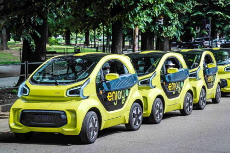 Eni: a Milano la flotta del car sharing Enjoy diventa anche elettrica
