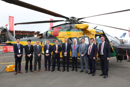 Mitsui Bussan Aerospace firma contratto per due elicotteri AW169