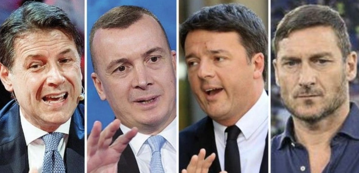 Non solo Crosetto ma anche Conte, Renzi, Casalino e Totti nel presunto “dossieraggio” del finanziere