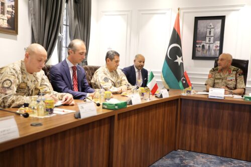 Libyen. General Figliuolo leitet die Rotation von General Fraterrigo mit General Missaglia