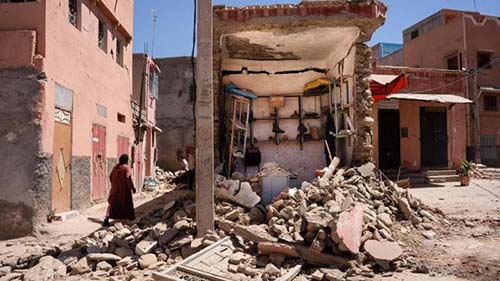Morocco earthquake, proximity to the diplomatic institutions of the two countries