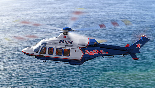Leonardo: Úspěch AW139 roste v USA pro veřejně prospěšné úkoly