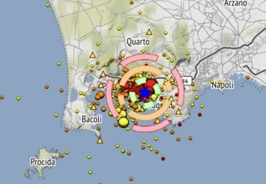 Terremoto 4.0 ai Campi Flegrei, avvertito fino a Napoli