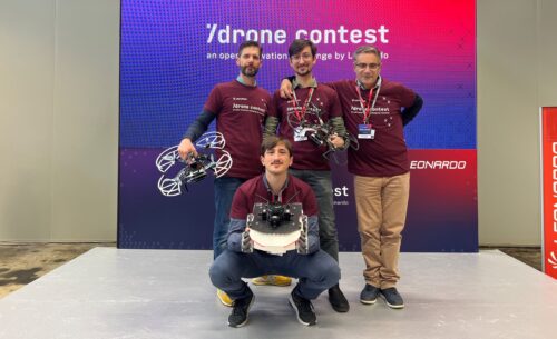 Missões complexas e inteligência artificial, drone Leonardo's Contest na Scuola Superiore Sant'Anna