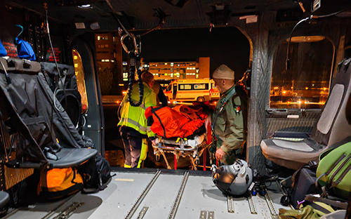Elicottero del 15° Stormo recupera un escursionista disperso sul monte Terminillo