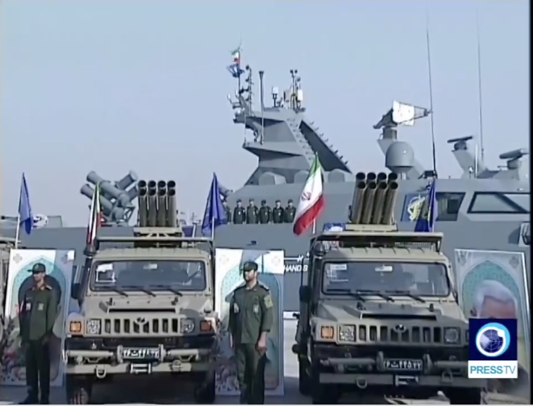 L’Iran a tutto campo contro l’asse del male: varata una nuova nave da guerra con 100 lanciamissili