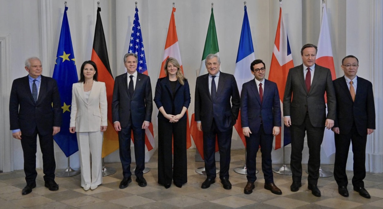 G7 מינכן: גזר דין מוות של נבלני, תמיכה באוקראינה והתכנסות לנציב ההגנה של האיחוד האירופי