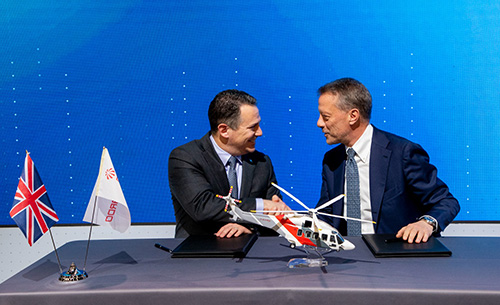 Leonardo: nuevo acuerdo marco con Bristow para el AW189 con pedidos en firme de 10 helicópteros